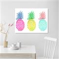 Picture of Colored three pineapples  _GroupedProduct_Rectangle_Landscape_Unframed_Print_Only_