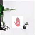 Picture of Hand Eye  _GroupedProduct_Square_Unframed_Print_Only_
