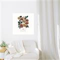 Picture of Fashion Floral Girl  _GroupedProduct_Square_Unframed_Print_Only_