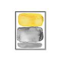 Picture of Mid Century Yellow _GroupedProduct_Rectangle_Portrait_Canvas_Framed_
