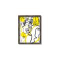 Picture of Face Off Yellow _GroupedProduct_Rectangle_Portrait_Canvas_Framed_