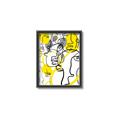 Picture of Face Off Yellow _GroupedProduct_Rectangle_Portrait_Canvas_Framed_