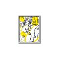 Picture of Face Off Yellow _GroupedProduct_Rectangle_Portrait_Canvas_Framed_