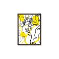 Picture of Face Off Yellow _GroupedProduct_Rectangle_Portrait_Canvas_Framed_