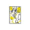 Picture of Face Off Yellow _GroupedProduct_Rectangle_Portrait_Canvas_Framed_