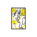 Picture of Face Off Yellow _GroupedProduct_Rectangle_Portrait_Canvas_Framed_
