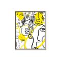 Picture of Face Off Yellow _GroupedProduct_Rectangle_Portrait_Canvas_Framed_