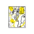Picture of Face Off Yellow _GroupedProduct_Rectangle_Portrait_Canvas_Framed_