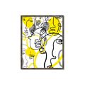 Picture of Face Off Yellow _GroupedProduct_Rectangle_Portrait_Canvas_Framed_
