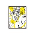 Picture of Face Off Yellow _GroupedProduct_Rectangle_Portrait_Canvas_Framed_
