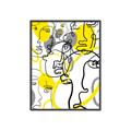 Picture of Face Off Yellow _GroupedProduct_Rectangle_Portrait_Canvas_Framed_