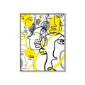 Picture of Face Off Yellow _GroupedProduct_Rectangle_Portrait_Canvas_Framed_