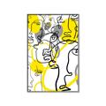 Picture of Face Off Yellow _GroupedProduct_Rectangle_Portrait_Canvas_Framed_