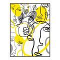 Picture of Face Off Yellow _GroupedProduct_Rectangle_Portrait_Canvas_Framed_