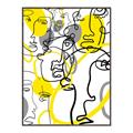 Picture of Face Off Yellow _GroupedProduct_Rectangle_Portrait_Canvas_Framed_