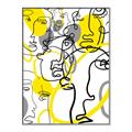 Picture of Face Off Yellow _GroupedProduct_Rectangle_Portrait_Canvas_Framed_