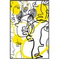 Picture of Face Off Yellow _GroupedProduct_Rectangle_Portrait_Canvas_Framed_