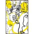 Picture of Face Off Yellow _GroupedProduct_Rectangle_Portrait_Canvas_Framed_