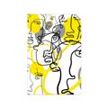 Picture of Face Off Yellow _GroupedProduct_Rectangle_Portrait_Unframed_Print_Only_