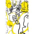 Picture of Face Off Yellow _GroupedProduct_Rectangle_Portrait_Unframed_Print_Only_