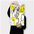 Picture of Face Off Yellow _GroupedProduct_Rectangle_Portrait_Canvas_