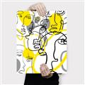Picture of Face Off Yellow _GroupedProduct_Rectangle_Portrait_Canvas_
