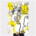Picture of Face Off Yellow _GroupedProduct_Rectangle_Portrait_Canvas_