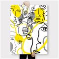 Picture of Face Off Yellow _GroupedProduct_Rectangle_Portrait_Canvas_