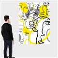 Picture of Face Off Yellow _GroupedProduct_Rectangle_Portrait_Canvas_