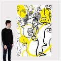 Picture of Face Off Yellow _GroupedProduct_Rectangle_Portrait_Canvas_