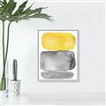 Picture of Mid Century Yellow _GroupedProduct_Rectangle_Portrait_Canvas_Framed_