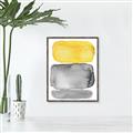 Picture of Mid Century Yellow _GroupedProduct_Rectangle_Portrait_Canvas_Framed_