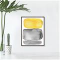 Picture of Mid Century Yellow _GroupedProduct_Rectangle_Portrait_Canvas_Framed_