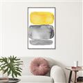 Picture of Mid Century Yellow _GroupedProduct_Rectangle_Portrait_Canvas_Framed_