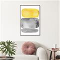 Picture of Mid Century Yellow _GroupedProduct_Rectangle_Portrait_Canvas_Framed_