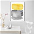 Picture of Mid Century Yellow _GroupedProduct_Rectangle_Portrait_Canvas_Framed_