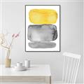 Picture of Mid Century Yellow _GroupedProduct_Rectangle_Portrait_Canvas_Framed_