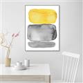 Picture of Mid Century Yellow _GroupedProduct_Rectangle_Portrait_Canvas_Framed_