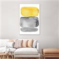 Picture of Mid Century Yellow _GroupedProduct_Rectangle_Portrait_Canvas_Framed_
