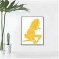 Picture of Yellow Girl  _GroupedProduct_Rectangle_Portrait_Canvas_Framed_