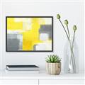 Picture of Sunshine Abstract _GroupedProduct_Rectangle_Landscape_Canvas_Framed_