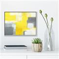 Picture of Sunshine Abstract _GroupedProduct_Rectangle_Landscape_Canvas_Framed_