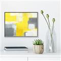 Picture of Sunshine Abstract _GroupedProduct_Rectangle_Landscape_Canvas_Framed_