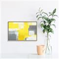 Picture of Sunshine Abstract _GroupedProduct_Rectangle_Landscape_Canvas_Framed_