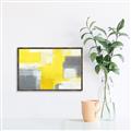 Picture of Sunshine Abstract _GroupedProduct_Rectangle_Landscape_Canvas_Framed_