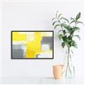 Picture of Sunshine Abstract _GroupedProduct_Rectangle_Landscape_Canvas_Framed_