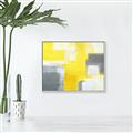 Picture of Sunshine Abstract _GroupedProduct_Rectangle_Landscape_Canvas_Framed_