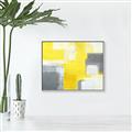 Picture of Sunshine Abstract _GroupedProduct_Rectangle_Landscape_Canvas_Framed_