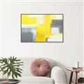 Picture of Sunshine Abstract _GroupedProduct_Rectangle_Landscape_Canvas_Framed_