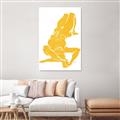 Picture of Yellow Girl  _GroupedProduct_Rectangle_Portrait_Unframed_Print_Only_